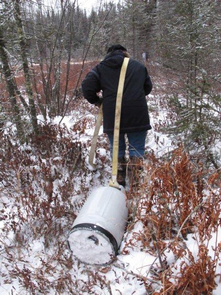 Sue pulling tank - Dec 31, 2011