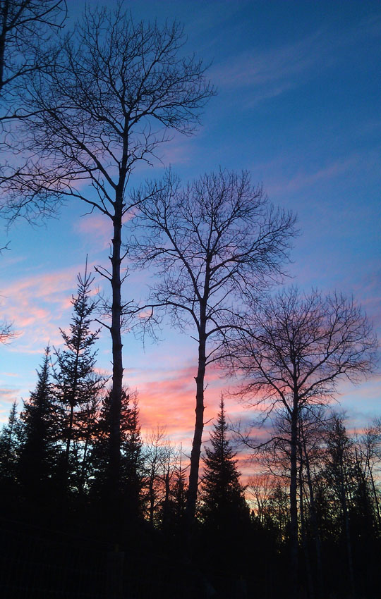 Sunset at Bear Center - March 11, 2012