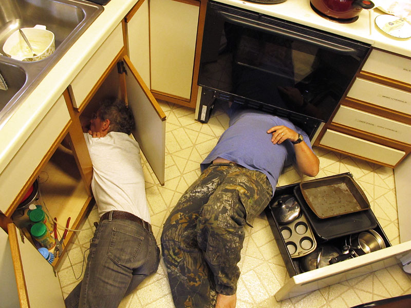 Volunteers hard at work - Sept 1, 2012