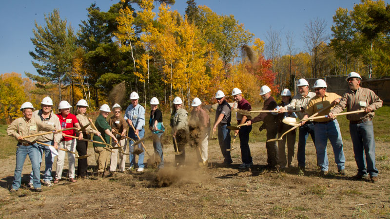 Groundbreaking - Sept 30, 2012  