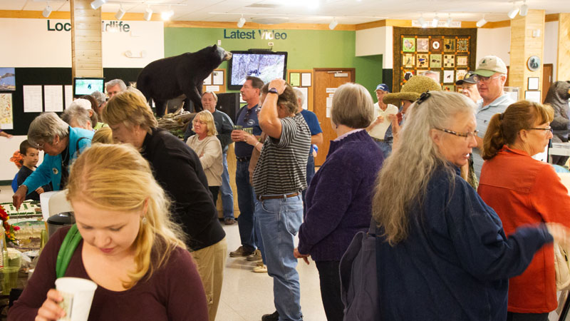 Bear Center visitors enjoyed free admission - Sept 30, 2012