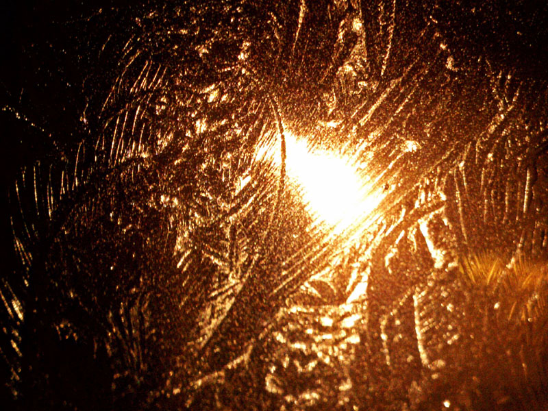 ice on windsheild