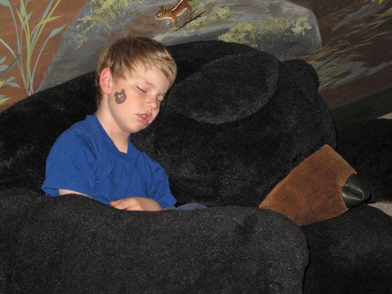 Sleeping celebrant - May 5, 2012