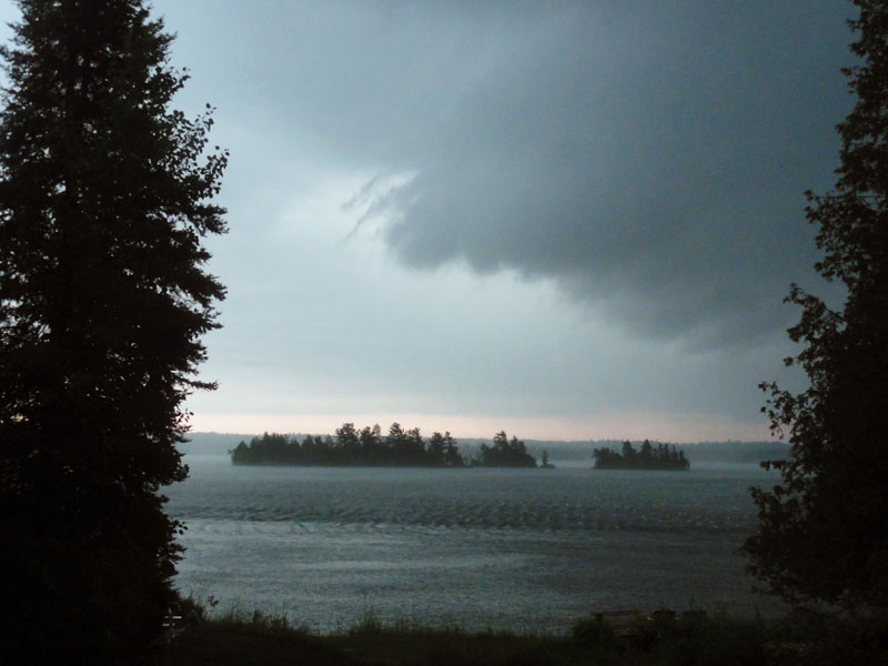 Storm rolls in - July 4, 2012