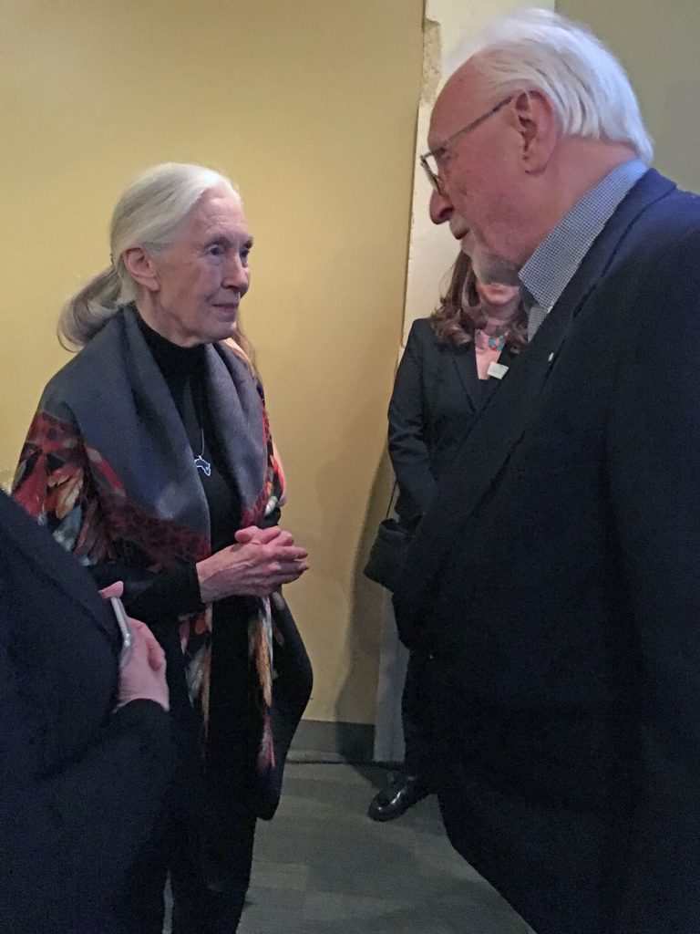 Lynn Rogers and Jane Goodall - 2018