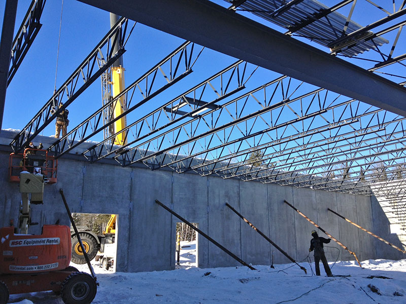 Girders in place - Feb 5, 2013