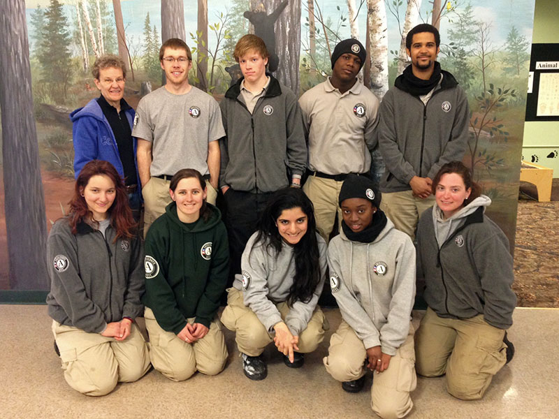 Judy Thon and the Americorps volunteers