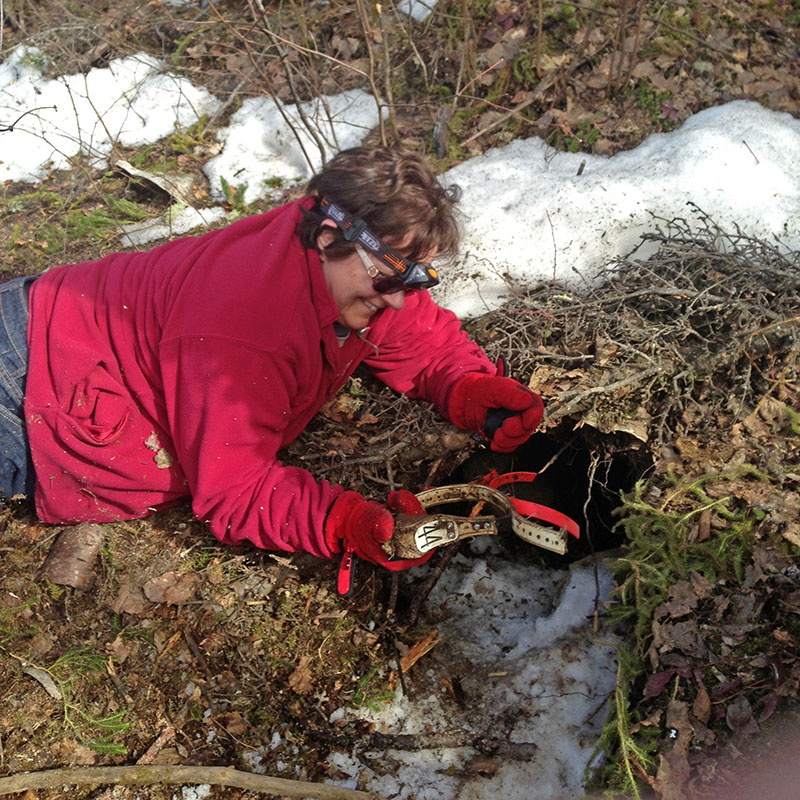 Becky with Daisy's collar