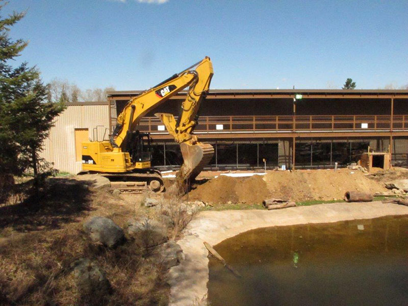 Bear Center construction