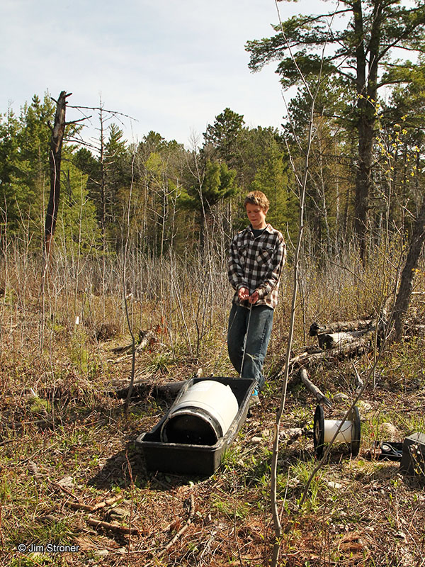 Sledding propane tank