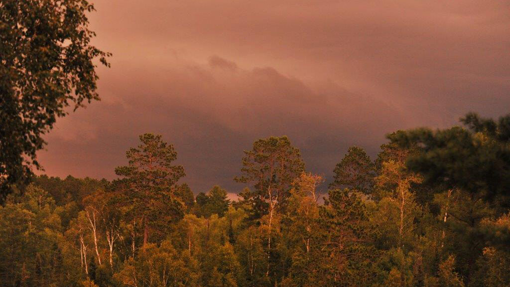Clouds depart