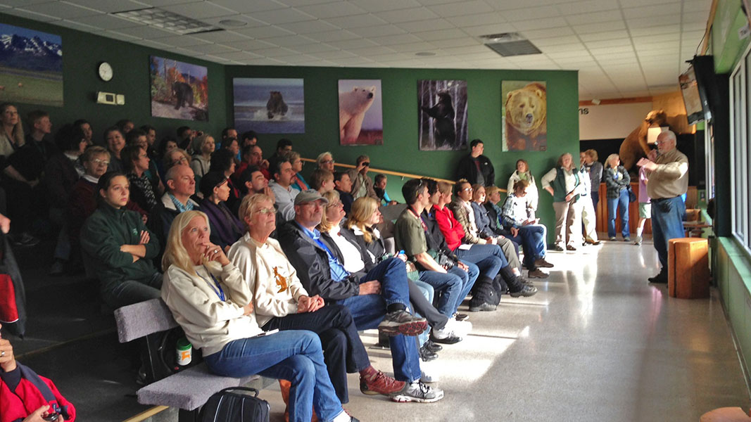 Wolf Conference group at Bear Center