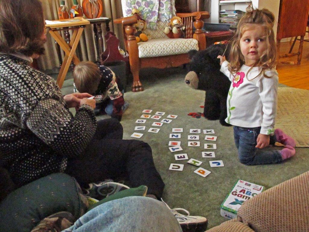 Donna and grandchildren - Nov 29