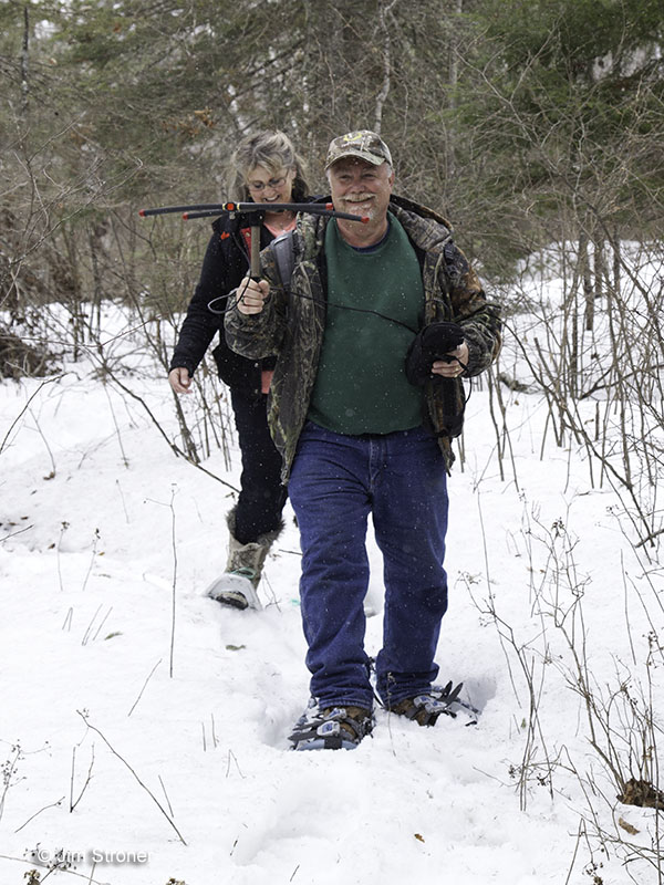 Mike and Lorie radio-tracking