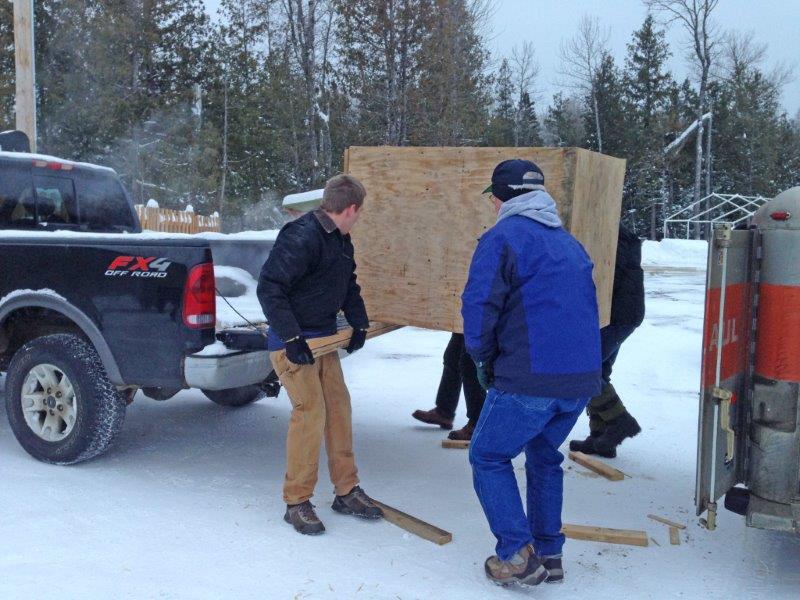 Holly arriving - 12-27-13