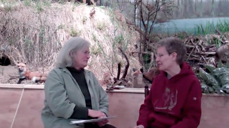 Maureen O'Brien and Judy Thon