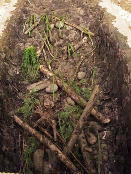 Stream before the water is added