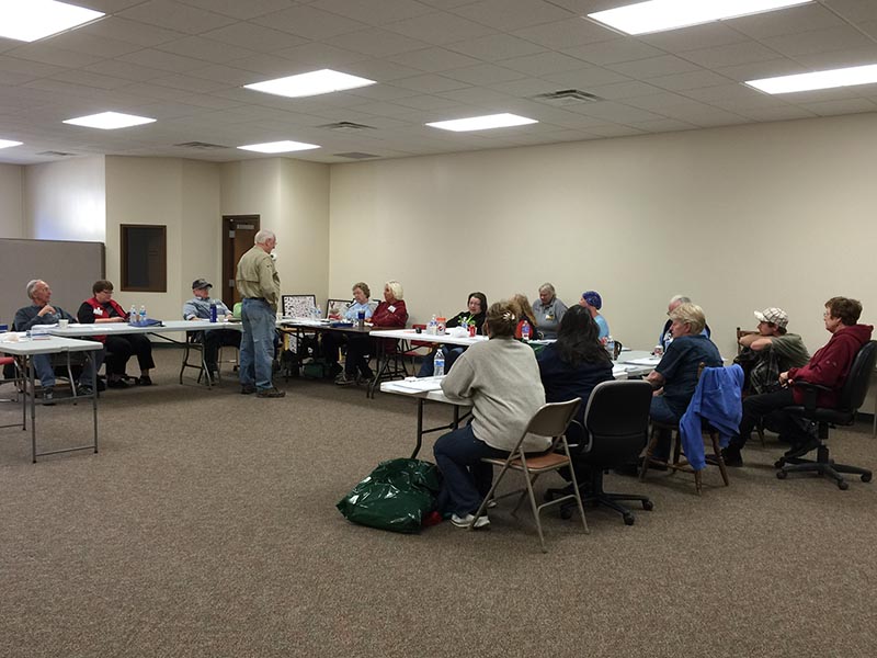 Lynn speaking to Bear Educator class