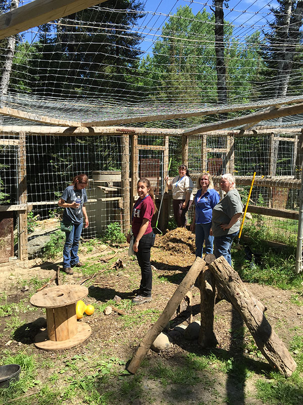 Cleaning Lucky's den