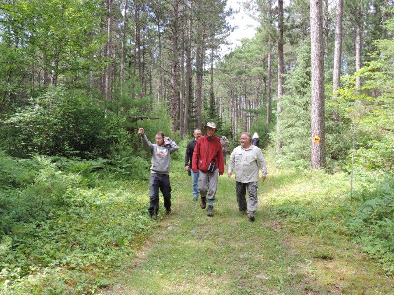 Sean leading the group