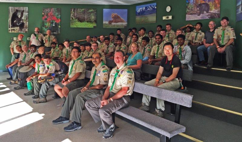 Boy Scouts visiting NABC
