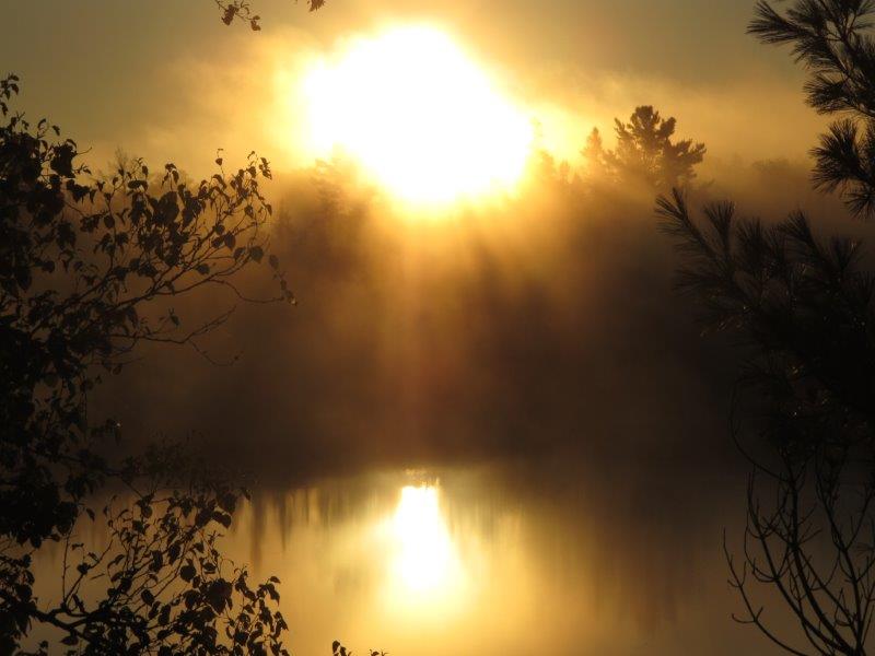 Misty Morning on Dead Man's Lake, Ely MN
