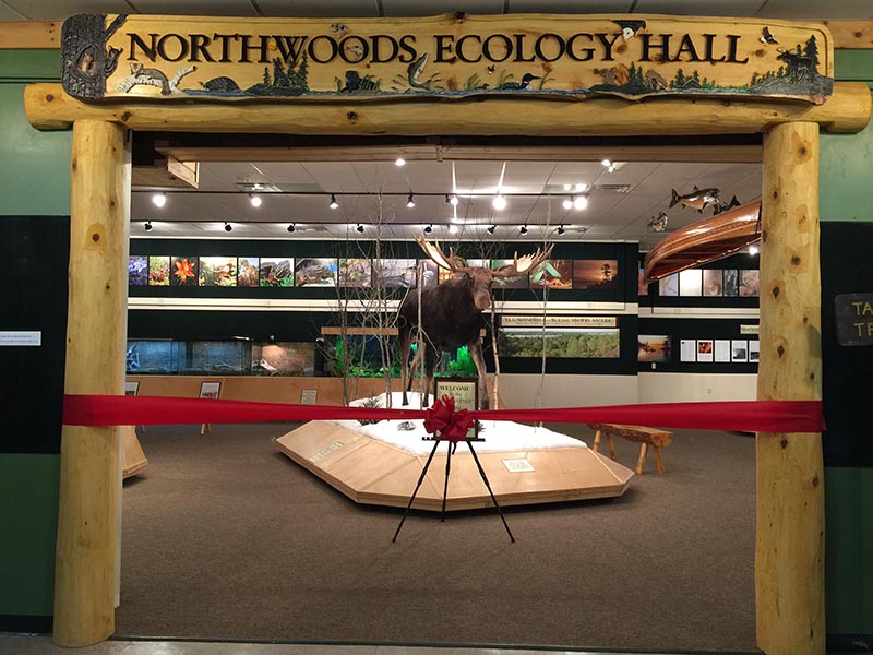 Northwoods Ecology Hall on opening day