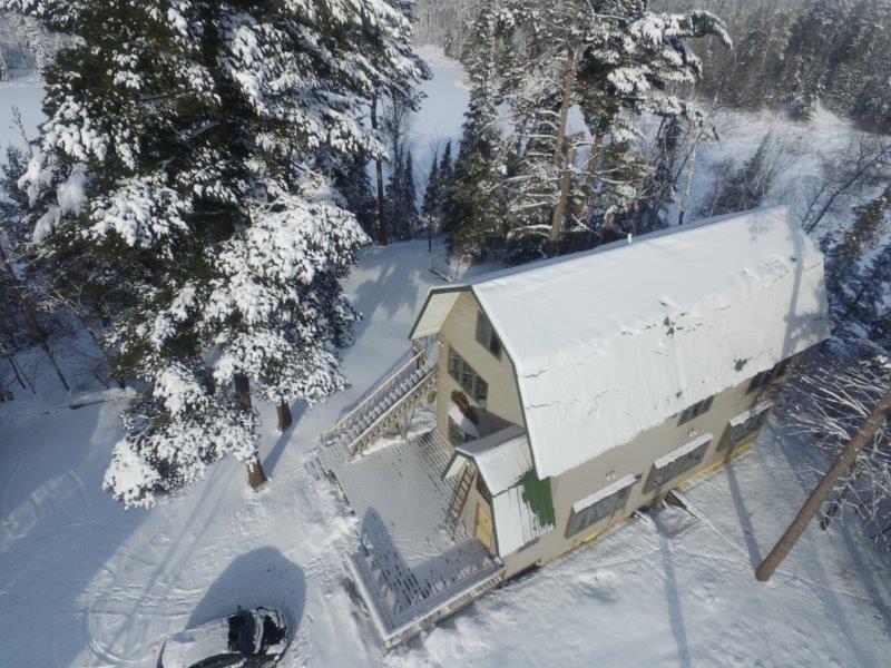 Aerial view of WRI Cabin