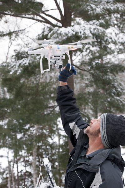 Sean with drone