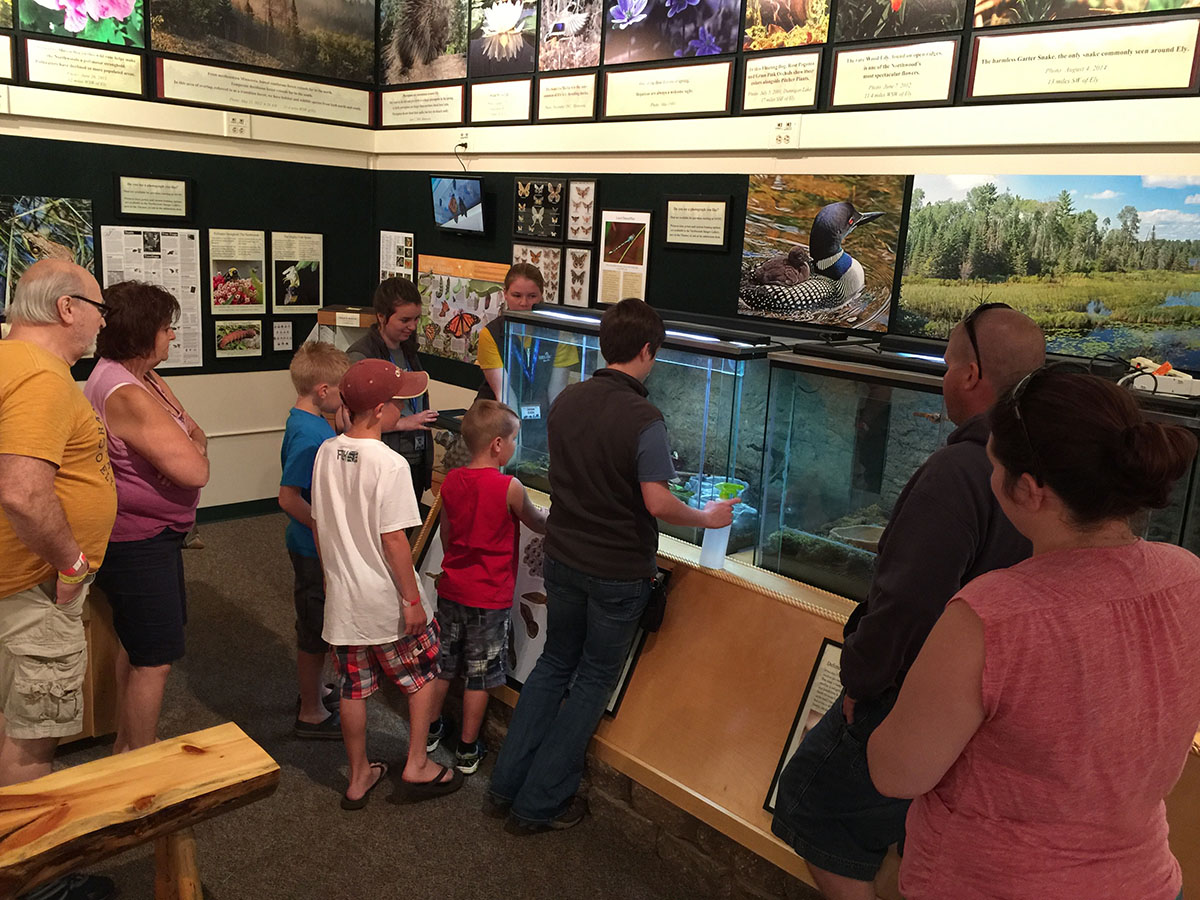 Interns with critters