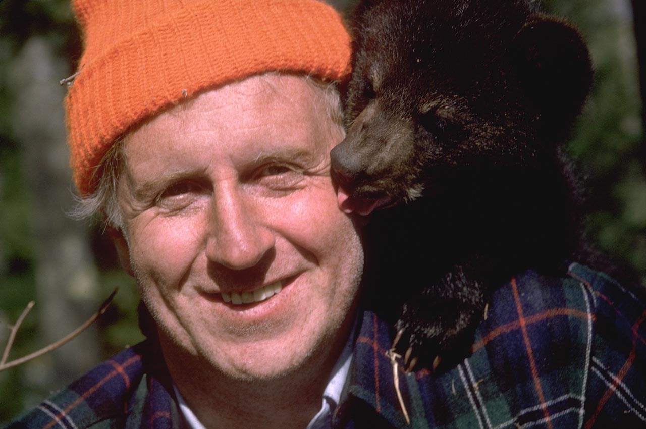 Dr. Rogers with cubs