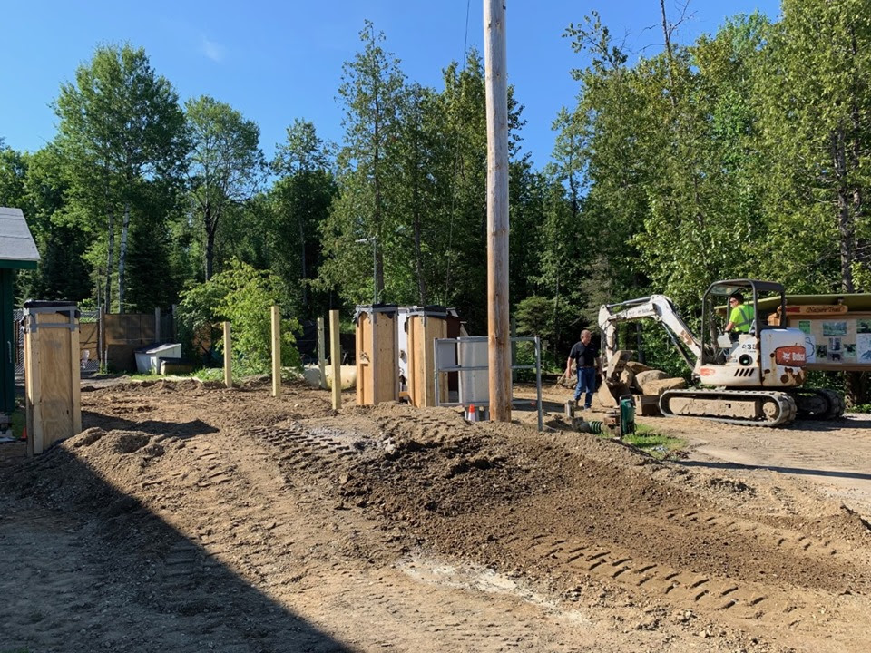 Construction at Bear Center