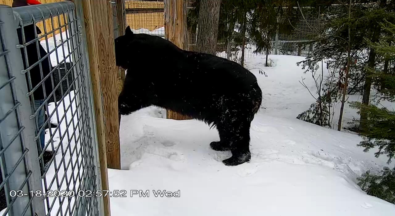 Ted visiting with Dr. Rogers