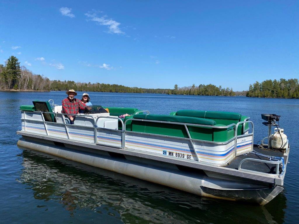 Pontoon with Lynn and Donna